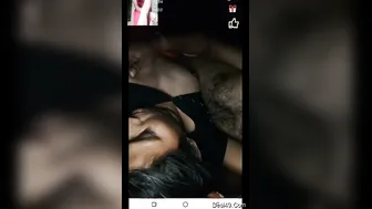 Hubby Exposing His Wife Tits And Pussy During Live Cam Show
