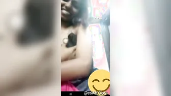 Tamil Babe Showing Me Her Natural Tits While Parents Are Gone