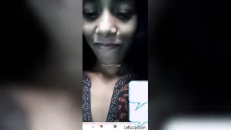 My Girl Showing Off Her Perfect Tits On Our Video Call Tonight