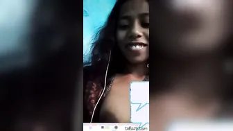 My Girl Showing Off Her Perfect Tits On Our Video Call Tonight