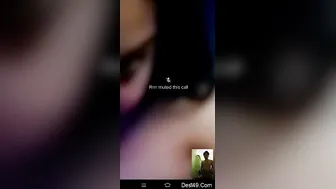 Horny GF Playing With Her Big Tits For Me On Webcam