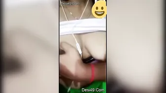 Sexy GF Stripping Naked And Playing On Video Call Show