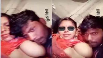 My Wifes Big Natural Boobs Getting Sucked And Squeezed By Me