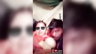 My Wifes Big Natural Boobs Getting Sucked And Squeezed By Me