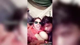 My Wifes Big Natural Boobs Getting Sucked And Squeezed By Me