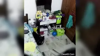GF Caught Naked On Hidden Camera In Bedroom Changing