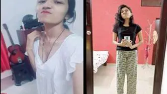 My Desi GF Pulling Her Top Down Showing Perfect Tits