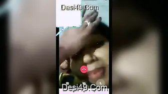 Married Bhabhi Pulling Out Her Big Tits For Me In Her Bedroom