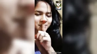 My GF Showing Me Her Perky Tits On Video Call Tonight
