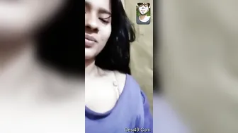 My GF Showing Me Her Perky Tits On Video Call Tonight