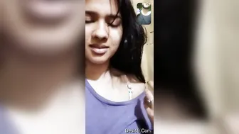My GF Showing Me Her Perky Tits On Video Call Tonight