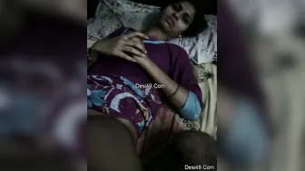 Wife Spreading Her Pussy Wide Open For Husband Filming Her