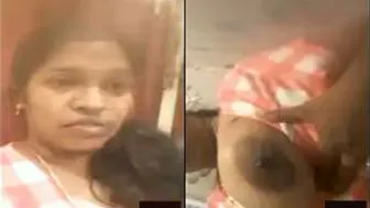 Married Woman Teasing Flashing Her Big Boobs For The Camera