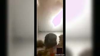 Married Woman Teasing Flashing Her Big Boobs For The Camera