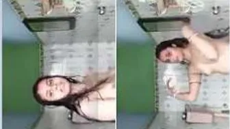 Bengali Wife Bathing Naked Getting Herself Off In The Bathroom