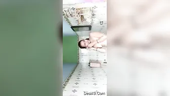 Bengali Wife Bathing Naked Getting Herself Off In The Bathroom