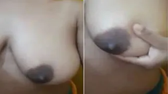 Horny Bhabhi Teasing Exposing Her Big Boobs For Secret Lover