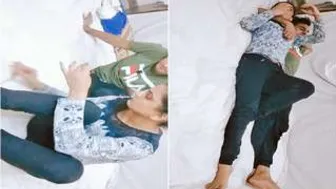 Horny Desi Couple Making Out Kissing Touching In Bedroom Video