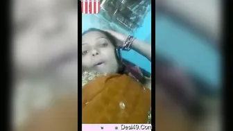 Bhabhi Seducing Lover Removing Saree Teasing Before Sex Session