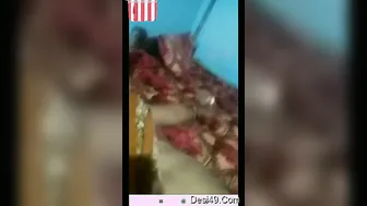 Bhabhi Seducing Lover Removing Saree Teasing Before Sex Session