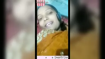 Bhabhi Seducing Lover Removing Saree Teasing Before Sex Session