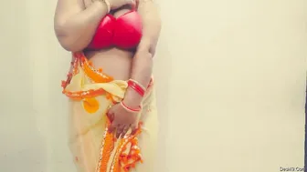 Desi Bhabhi Stripping Naked Showing Pussy And Tits For Lover