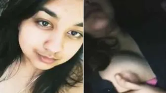 Cute Nri GF Showing Off Her Perky Boobs On Video Call