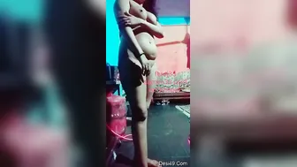 Recording My Naked Wife Posing And Teasing For Me At Home