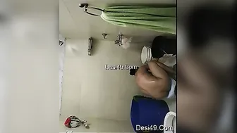 Sexy GF Soaping Her Body During Bath Time At Home
