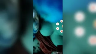 Indian GF Revealing Her Massive Natural Boobs For Me