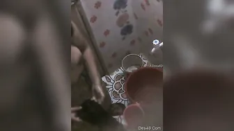 Catching My Horny Bhabhi Naked While Bathing In The Bathroom