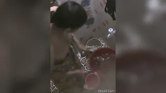 Catching My Horny Bhabhi Naked While Bathing In The Bathroom