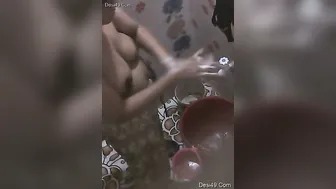 Catching My Horny Bhabhi Naked While Bathing In The Bathroom