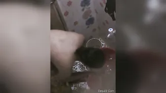 Catching My Horny Bhabhi Naked While Bathing In The Bathroom