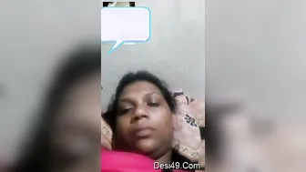 Tamil GF Exposing Both Her Perky Tits And Shaved Pussy