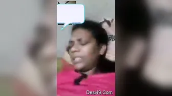 Tamil GF Exposing Both Her Perky Tits And Shaved Pussy