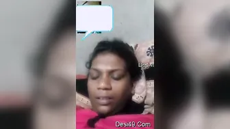 Tamil GF Exposing Both Her Perky Tits And Shaved Pussy