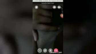 Busty Boudi Exposing Her Massive Tits During Naughty Video Call