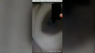 Busty Boudi Exposing Her Massive Tits During Naughty Video Call