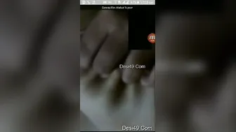 Busty Boudi Exposing Her Massive Tits During Naughty Video Call