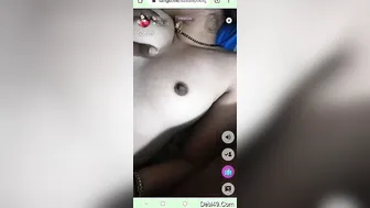 Horny Bhabhi Squeezing Her Boobs While Fucking Pussy With Dildo
