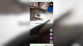 Horny Bhabhi Squeezing Her Boobs While Fucking Pussy With Dildo