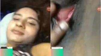 Nepali GF Showing Off Her Dripping Pussy On Video Call