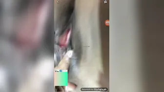 Nepali GF Showing Off Her Dripping Pussy On Video Call