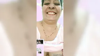 Sexy Wife Exposing Her Tits And Pussy On Video Call Session