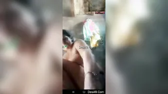 Horny Wife Bathing And Teasing While Recording Herself Alone