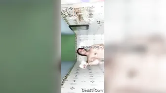 Sexy Married Boudi Bathing Naked Getting Wet And Soapy For Me