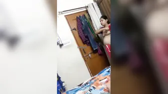 Married Bhabhi Changing Clothes Exposing Her Body Accidentally