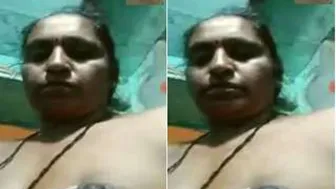 Horny Telugu Married Woman Stripping On Video Call Showing Off