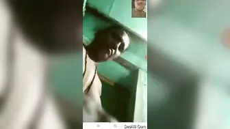 Horny Telugu Married Woman Stripping On Video Call Showing Off